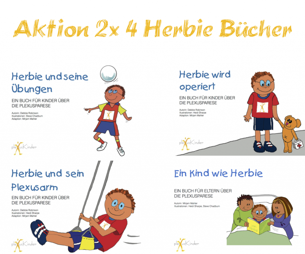 Aktion 2x alle vier Herbie Bücher