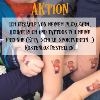 Herbie Tattoos und Aktion Kita, Schule usw.