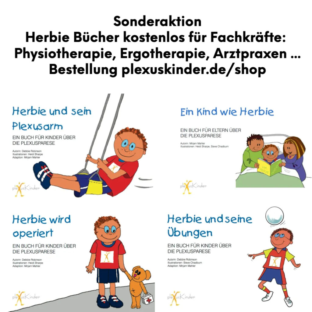 Alle vier Herbie Bücher - Sonderaktion für Fachkräfte, kostenfrei