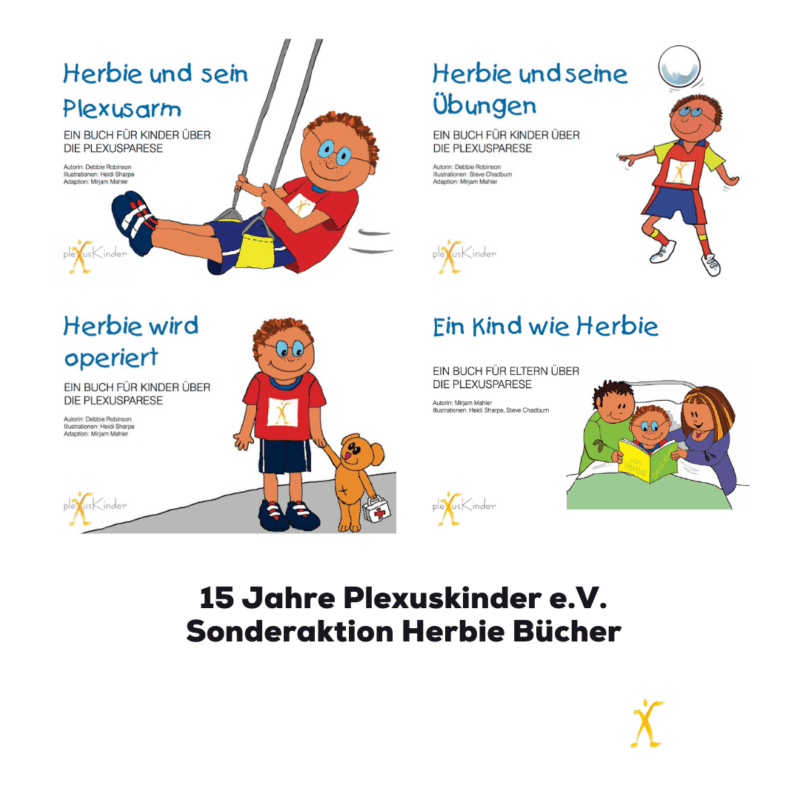 Alle vier Herbie Bücher - Sonderaktion 15 Jahre Plexuskinder, kostenfrei