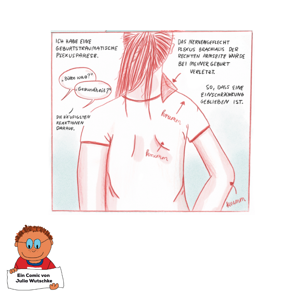 Comic: Warum ist dein Arm so krumm? von Julia Wutschke (Sonderpreis für Mitglieder) – Bild 2